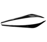 fhjwqronte 2Pcs Car Front Headlight Eyebrow Eyelids, for Hyundai, for Elantra 2016-2018 Gloss Black Cover Trim Decoration Body Kits Tuning Automotive Headlamp Decal Lamp Brow Car Lamp Upper for