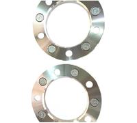 fhjwqronte Automotive Hub Adapter Wheel Adapters 2Pcs Hub, for Centric Spacers, for TOYOTA, for Lexus, for Scion, for Pontiac(BLACK 20mm Silver)