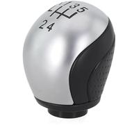 fhjwqronte Automotive Shift Knob Replacement 5/6 Speed Car Gear Shift Knob Shifter, for C5 2001-2008 407 Rcz Ergonomic Ball Shape Easy Installation(Black 5 Speed)