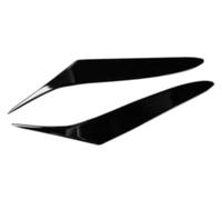 fhjwqronte Gloss Black Headlight Eyebrow Eyelids Cover Trim Body Kits Tuning Accessories, for Mazda Rx8 2004-2008 Automotive Headlamp Decal Front Lamp Brow Car Lamp Upper for Edge Trim Car Lamp