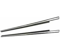 fhjwqronte Roof Seam Protector Car Door Edge Protector Window Glass Sealed Strip, for Toyota for Highlander Xu40 Kluger 2012-2014(Black Plating Rear 2pcs)