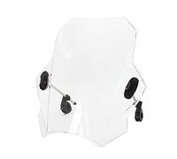 fhjwqronte Universal Motorcycle Windscreen Windshield Covers Screen Smoke Lens Motorbikes Deflector, for YAMAHA, for BMW, for Triumph Bike Wind Deflector Panel(Transparent)