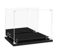 FHMIDIC Football Helmet Display Case, Acrylic Helmet Display Case with Mirrored Back, Dustproof Clear Sports Memorabilia Showcase for Collectibles, Figures, Lego, Models, Toys (38x29.2x31cm)