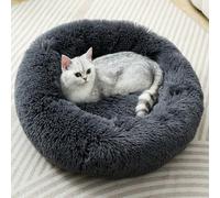 Fhodigogo Cat Bed Round Cat Cushion Dog Bed Small Dogs Doughnut Dog Bed Rabbit Blanket Dog Deck for Pet (45 cm)