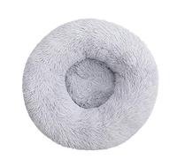 Fhodigogo Dog Bed for Large Dogs 70cm Plush Sofa Non Slip Bottom Cat Bed Self Warming Fluffy Round Donut Cushion Pet Bed for XL Dogs Cats Calming for 18kg