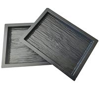 FHONYX 2 PCS Concrete Moulds 50x35x4cm, Paving slabs, decking Board, Imitation Wood, Garden Lawn, Decoration Garden, Path, DIY, Pavement, Paving Stones, Reusable, Multi-Purpose, cast