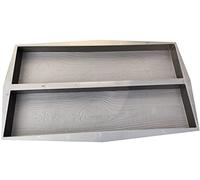 FHONYX Concrete Moulds 80x40x5,5cm, Paving slabs, decking Board, Imitation Wood, Garden Lawn, Decoration Garden, Path, DIY, Pavement, Paving Stones, Reusable, Multi-Purpose, cast