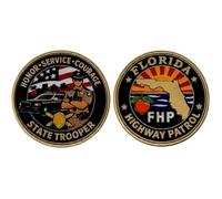FHP Florida Highway Patrol Challenge Coin, Made in USA