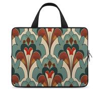 FHPCE Laptop Shoulder Bag 15inch Laptop Bag Computer Bag Art Deco Pattern Messenger Bag for Unisex