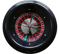 FHRKA 45cm Roulette Wheel Set,Professional Double-Zero Layout Roulette Wheel,The turntable is stable and rotates smoothly