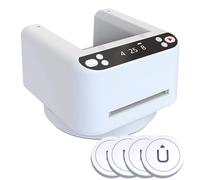 FHRKA Automatic Card Dealer, 4 Deck Rotating Automatic Card Dealer Shuffler Machine, 5000mAh Rechargeable Card Dispenser