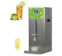 FHRKA Commercial Automatic Fruit Ice Crusher with 9 Speeds, Electric Lemon Muddler Smasher, 304 Stainless Steel, Includes 2 Shaker Cups (A)