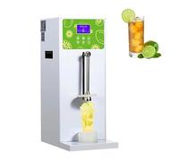 FHRKA Commercial Automatic Fruit Ice Crusher with 9 Speeds, Electric Lemon Muddler Smasher, 304 Stainless Steel, Includes 2 Shaker Cups (B)