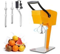 FHRKA Commercial Electric Juicer - 2800 RPM Stainless Steel Fruit Squeezer for Oranges, Lemons, Limes & Pineapple - No Peeling, Includes Blades & Corer