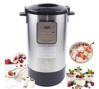 FHRKA Commercial Fermentation Machine, Fully Automatic Yogurt Maker, Stainless Steel with Control Panel and Heat Preservation (18L)