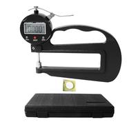 FHRKA Digital Thickness Gauge, 0.0005in/0.01mm 0.5in/0-12.7mm Electronic Thickness Meter with Digital Display for Mechanical Processing