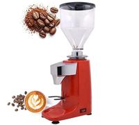 FHRKA Electric Coffee Grinder Machine,Stainless Steel Grinding Disc,1.5L Professional Espresso Coffee Bean Grinder (Red)