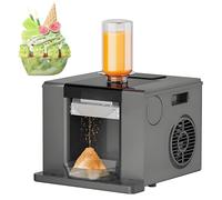 FHRKA Electric Ice Shaver Machine 280W High Efficiency with Auto Cleaning for Home Bars and Commercial Kitchens (Black)