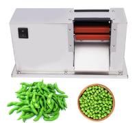 FHRKA Electric Pea Sheller Machine Semi Automatic Bean Pea Sheller Peeling Machine Commercial Home Peel Peeler for Peas Edamame Beans Yield 10kg h