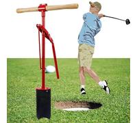 FHRKA Golf Hole,golf Lever Action Hole,Golf Putting Green Hole w/Handle,For Putting Greens,Manual Golf Hole Digger Green Tools