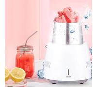 FHRKA Portable Fast Cooling Cup,Mini Electric Beverage Cooler,Instant Drink Water Cooler, Electronic Refrigeration Cooler (White)