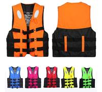 FHRKA Swim Jacket - Paddle Board Life Jacket,for Kayaking Floatation Device Surfing Outdoor WaterSports,for Adult Adjustable Buoyancy (Orange L)
