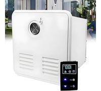 FHRKA Tankless Rv Waters Heater, Camper Waters Heater, Thermostatic Control, With 15 X 15-Inch White Door And Remote Control (White)