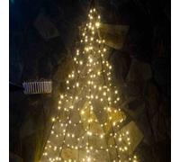 FHS LED Christmas Tree Galaxy Half Round 2M 200 Warm White LEDs Wall Decoration