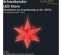 Fhs LED Galaxy Star Christmas Star Deco Star Lichterstern In atteries