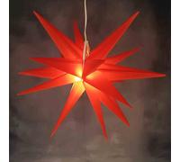 FHS LED Star Christmas Ø35cm red warm white Timer Christmas Decoration Lighting