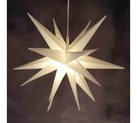FHS LED Star Christmas Ø35cm Warm White Timer Decoration Lighting to Hang