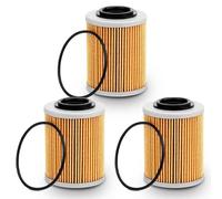 FHSJXR 420956123 Oil Filter 420956120 for Can Am Maverick Max Turbo R RR DS RS XRC XMR XRS XDS DPS 2019-2024, Ryker STD 600 900, Sea-Doo Spark 2 Up 3 Up GTI GTS, Ski-Do All Models, with O-Rings 3PCS