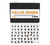 FHSJXR 9.48mm Adjustable Valve Shim Kit for Honda CRF450R CRF450X CRF450RX CRF250R CRF250RX 2002-2020 / TRX450R 2004-2009 / Suzuki DR-Z400 DR-Z400SM / Arctic Cat DVX 400 (52pcs)