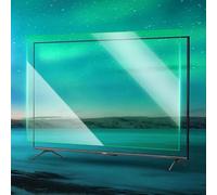FHSLKXIM 32-65 Inch Tv Screen Protector, Hd Transparent Screen Protector, Acrylic Tv Protection Display, Installation-Free Eye Protection Screen Filter, Bubble-Free And Scratch-Proof,L130×w75cm
