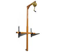 FHSLKXIM Air Conditioner Installation Lifting Crane Tool, Manual Winch + Bracket, High-Altitude Mounting Disassembling Tool,1,3ph split+25m winch