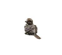 FHSLKXIM Antique Brass Sparrow Miniature Figurines,Animal Bird Statue Model Crafts Desktop Ornament Home Sand Table Garden Study Decor Accessories Paperweight