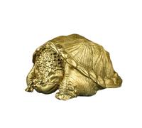 FHSLKXIM Brass Turtle Miniature Figurines,Buddha Snapping Tortoise Statue Sculpture Crafts Collection Office Home Study Desktop Ornament Bonsai Micro Landscape Sand Table Decor