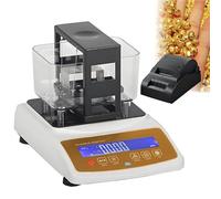 FHSLKXIM Digital Electronic Gold Purity Tester Precious Metal Authenticity Density Meter For Silver K Gold Platinum Palladium (200K+Printer)