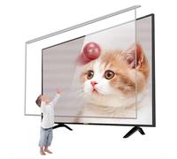 FHSLKXIM Hanging/Fixed Tv Screen Protector, Acrylic Hd Tv Screen Protector, Tv Screen Filter, Lcd Tv Screen, Eye Protection And Impact Protection Film, Suitable For 32-75 Inch Tv/Computer,L135×h78cm