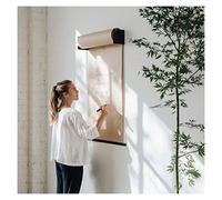 FHSLKXIM Home Office Kraft Paper Roll Dispenser Wall Mount, Hanging Note Roll Display Stand For Kids & Aldults, Easy To Assemble