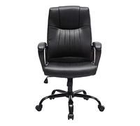 FHSLKXIM Home Work Chair Boss Chair Office Chair Computer Ergonomic Desk Chair With Adjustable Lumbar Support High Back Task Swivel Leather Chair Star Of Light Stabilize