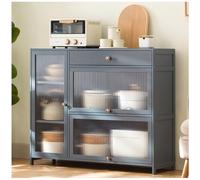 FHSLKXIM Kitchen Pantry Cabinet Freestanding Cupboard With Large Drawer Modern Buffet Cabinet Storage Cabinet Pantry Cabinets For Kitchen Bathroom Living Room A 100×117Cm/39×46In,B,100×84cm/39×33in