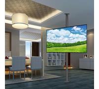 FHSLKXIM Lcd Tv 360 Degree Rotating Frame Floor Tv Stand, Partition Wall Rack Tv Cabinet Rotating Base,200,295cm