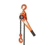 FHSLKXIM Lifting Tool Manual Lever Chain Hoist, Lifting Equipment, 9T1.5M, Yellow, G80 Manganese Steel Chain, Warehouse Industry Electric Hoists