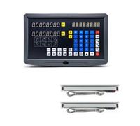 FHSLKXIM Sns-2V 2 Axis Dro Kit Milling Lathe Digital Readout Display With 2Pcs 1/5Um Optical Ruler Linear Scale Encoder,300mm 1000mm,0.001mm set