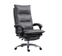 FHSLKXIM Task Chair Leathers Office Desk Chair Gaming-Ergonomic High Back Comfortable Cushion Adjustable Swivel Rolling Home Executive Office Chair Gaming Chairs Stabilize，Gris-One Size
