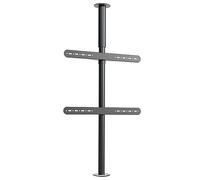FHSLKXIM Tv Floor Stand - 360 Degree Adjustable Bracket Fits 37-75Inch Led Screen Display - For Partition Wall Rotating Rack,One Color,Lifting 595,850mm