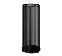 FHSLKXIM Umbrella Stand Umbrella Stands,Umbrella Stand,Nordic Style Round Metal, Hollow-Out Umbrella Holder With Drip Tray And 6 Hooks, For Livirooms Entrance Area Office Porch De,Black