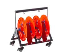 FHSLKXIM Wire Spool Rack,Spool Classification,Cable Pay-Off,Heavy-Duty Cable Distributor For Laying Cables In The Workshop Or On Site,44x30x47cm