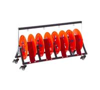 FHSLKXIM Wire Spool Rack,Spool Classification,Cable Pay-Off,Heavy-Duty Cable Distributor For Laying Cables In The Workshop Or On Site,86x30x47cm